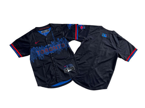 Youth Toronto Blue Jays Blank Nike Navy 2024 City Connect Limited Team Jersey